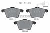 Volkswagen Sharan Ford Galaxy Seat Alhambra Ön Fren Balatası TEXTAR