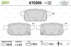 Suzuki Swift 4 / SX4 / Vitara Arka Balata VALEO