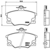 Fiat Tempra Tipo Uno Punto Alfa Romeo 33 145 146 155 Ön Fren Balatası BREMBO