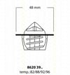 Termostat 82 C Corsa A 1.2-1.4-Astra F 1.4-1.6-Vectra A-B 1.6 V2154