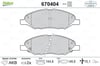 Nissan Tiida / Versa / March Ön Balata VALEO