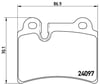 Volkswagen Touareg Arka Balata BREMBO