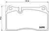Volkswagen Touareg Ön Balata BREMBO