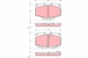 Toyota Land Cruiser J7-JL7 Land Cruiser Hardtop J7 Ön Aks Disk Balata TRW