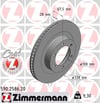 Toyota Land Cruiser Ön Fren Diski Hava Kanallı 338mm ZIMMERMANN