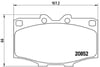 Toyota Ön Fren Balatası Low-Met BREMBO