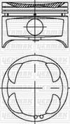 Toyota Corolla 1.6L 4A-FE Piston Segman STD 92-00 YENMAK