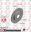 Toyota Auris Corolla Arka Fren Diski Dolu Tip 270mm ZIMMERMANN