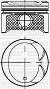 Toyota Corolla 1.6L 3ZZ-FE VVTi Piston Segman STD 00-06 YENMAK