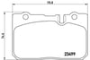 Toyota Ön Fren Balatası Low-Met BREMBO