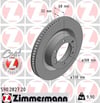 Toyota Land Cruiser Ön Fren Diski Hava Kanallı 338mm ZIMMERMANN