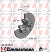 Renault Trafic II Arka Fren Diski 280mm ZIMMERMANN