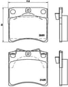 Volkswagen Transporter T4 Caravelle Ön Balata 1.8 1.9D 2.0 2.4D 2.5 2.5TDI... BREMBO