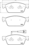 Volkswagen Transporter T6 Ön Fren Balatası BREMBO
