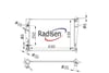 Hyundai Tucson Kia Sportage 04- 2.0 CRDI Otomatik Dizel Radyatör [Alt Fan... RADISEN