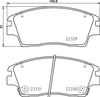 Hyundai Tucson Ön Fren Balatası 1.6L 2.0L / Kia Sportage 1.6L 2.0L BREMBO