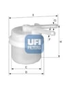 Yakıt Filtresi UFI