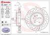 Lexus Arka Fren Diski UV Kaplamalı BREMBO