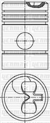 KHD F 1 L 514 Piston Segman Q110.0mm STD YENMAK