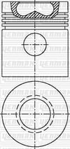 Zetor 5201 Piston Segman Q102.0MM STD YENMAK