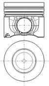 Motor Piston Komple MAHLE