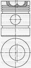Perkins MF135 PERK 3152 HUC Piston Segman Q91.48MM STD YENMAK