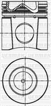 Cummins CT Engine Piston Segman Q114.0mm STD YENMAK