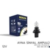 12V HPC24W Ayna Sinyal Ampulü PU20d-6 10'lu NIKEN