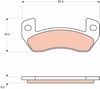Aixam 500 HATCHBACK Arka Disk Balatası TRW
