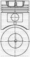Lombardini 3 LD 510 Piston Segman Q85.0mm STD YENMAK