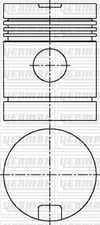 Jenbacher JW 20 Piston Segman Q125.0mm STD YENMAK