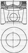 John Deere 3029D Powertech Code 4809 Piston Segman Q106.5mm STD YENMAK