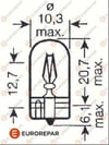W5W Ampul 12V EUROREPAR