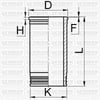 Caterpillar 955 3304 3306 Gömlek Q120.65MM STD Normal YENMAK