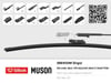 Silecek Süpürgesi Muz Tipi 650mm Multi Adaptörlü SILBAK