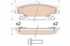 Cadillac SRX Arka Disk Balata TRW