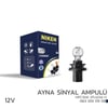 12V HPC16W Ayna Sinyal Ampulü PU20d-1 10'lu NIKEN