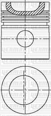 Perkins 178 - 185 - 188 Alfinli Turbolu Piston Segman Q101.054MM STD YENMAK