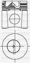 Cummins 6 CTAA 832/822 Profesyonel Piston Segman Q114.0mm 0.20 YENMAK