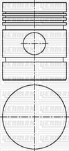 Perkins MF135 PERK 3152 Düz Piston Segman Q91.48MM STD YENMAK