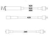 Opel Vectra A Ascona C Kadett E 1.8-2.0 8V SV-NE Buji Bobin Kablosu Takımı Set HELLUX