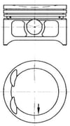 Opel Vectra A B Astra F G Omega B X2.0XEV Motor Piston Segman 86.00mm KOLBEN