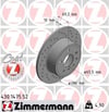 Opel Vectra B Arka Fren Diski Dolu Delikli 286mm ZIMMERMANN