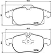 Opel Vectra C 2004- Ön Fren Balatası BREMBO