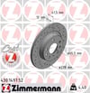 Opel Vectra C Arka Fren Diski Dolu Delikli 278mm ZIMMERMANN