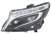 Mercedes-Benz Vito Ana Far LED Sol Siyah HELLA