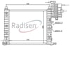 Mercedes Vito Radyatör [Kalorifer Borusuz Çift Müşürlü] RADISEN