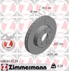Mercedes Vito W639 W447 Ön Fren Diski ZIMMERMANN