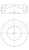 Volkswagen Piston Komple MAHLE