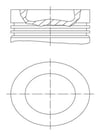 Volkswagen Piston Komple MAHLE